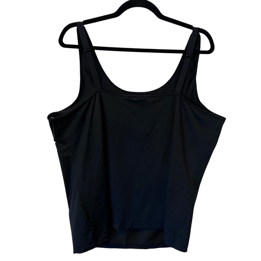 Coldwater‎ Creek Womens XL Black Nylon Spandex Stretch Camisole Tank Top
